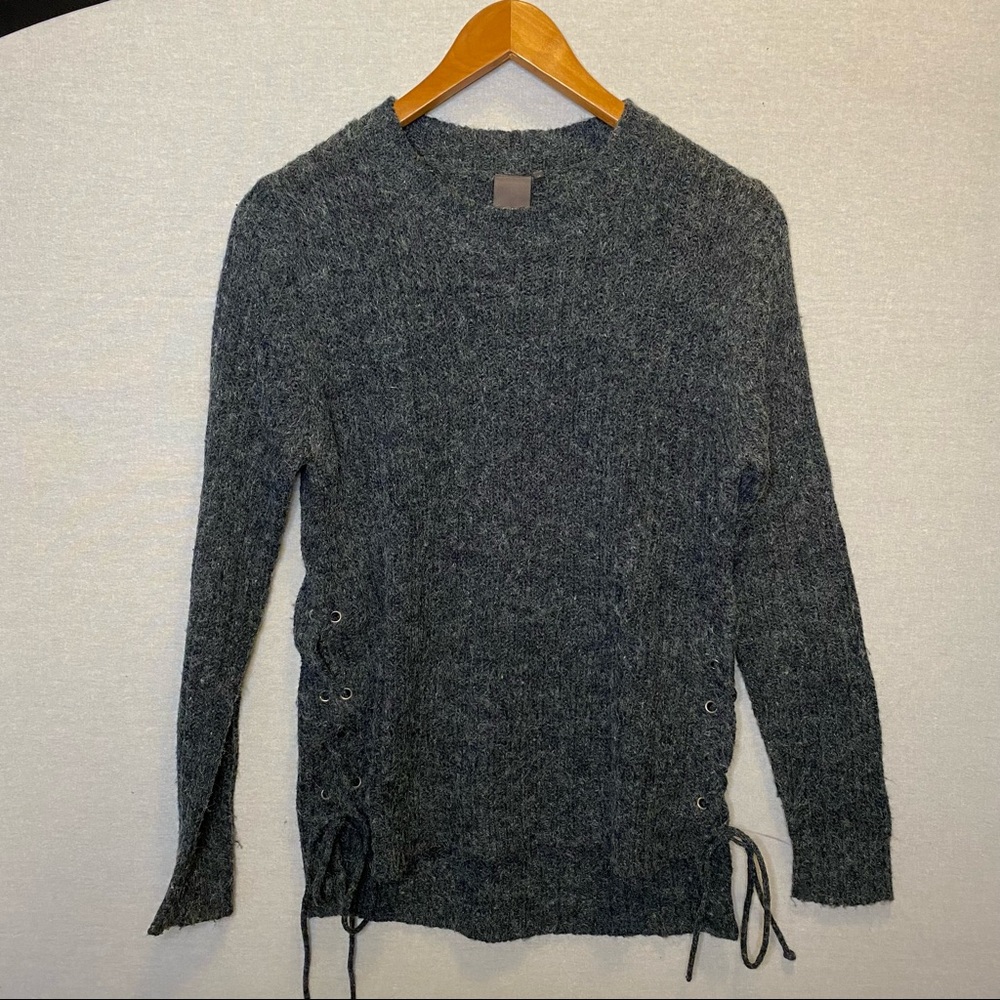 Ichi Sweater Bohemian Gray Women’s Size Small